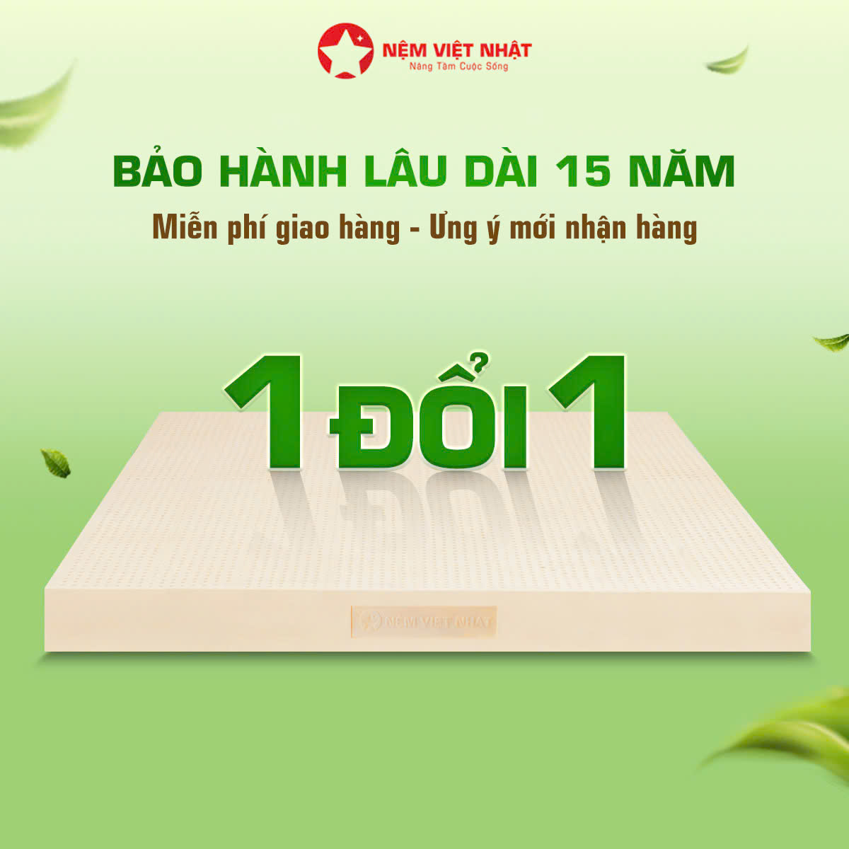Nệm Cao Su Thiên Nhiên Việt Nhật NATURAL LUXURY - Ảnh 10
