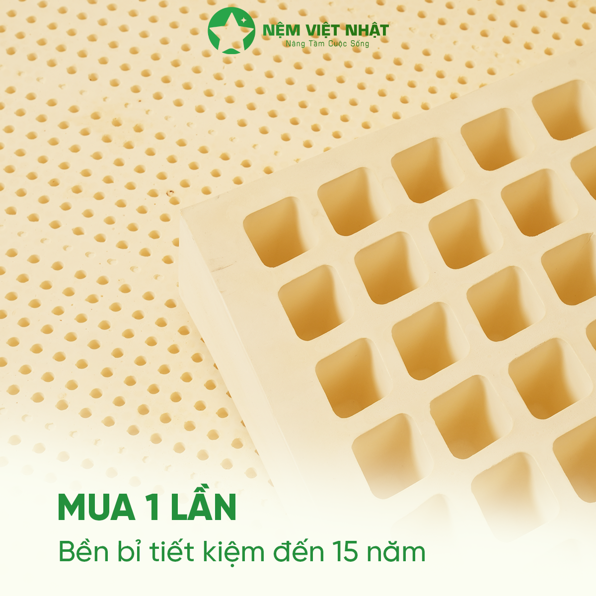 Nệm Cao Su Thiên Nhiên Việt Nhật NATURAL LUXURY - Ảnh 8