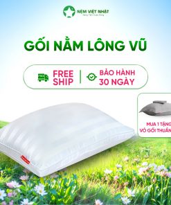 Gối nằm lông vũ Việt Nhật