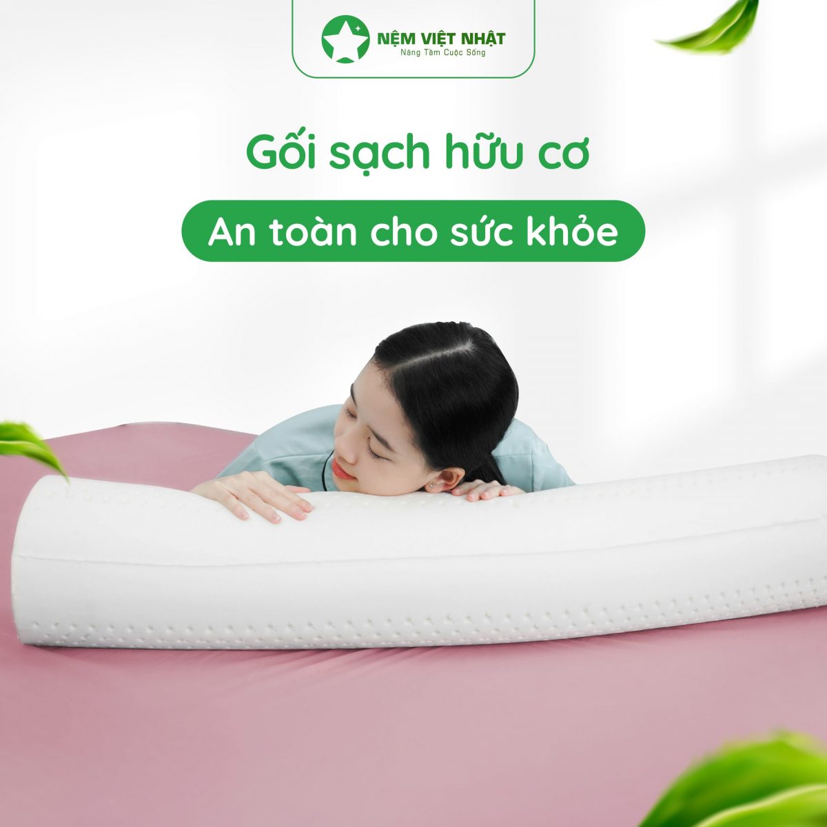 13. Gối ôm cao su thiên nhiên Việt Nhật