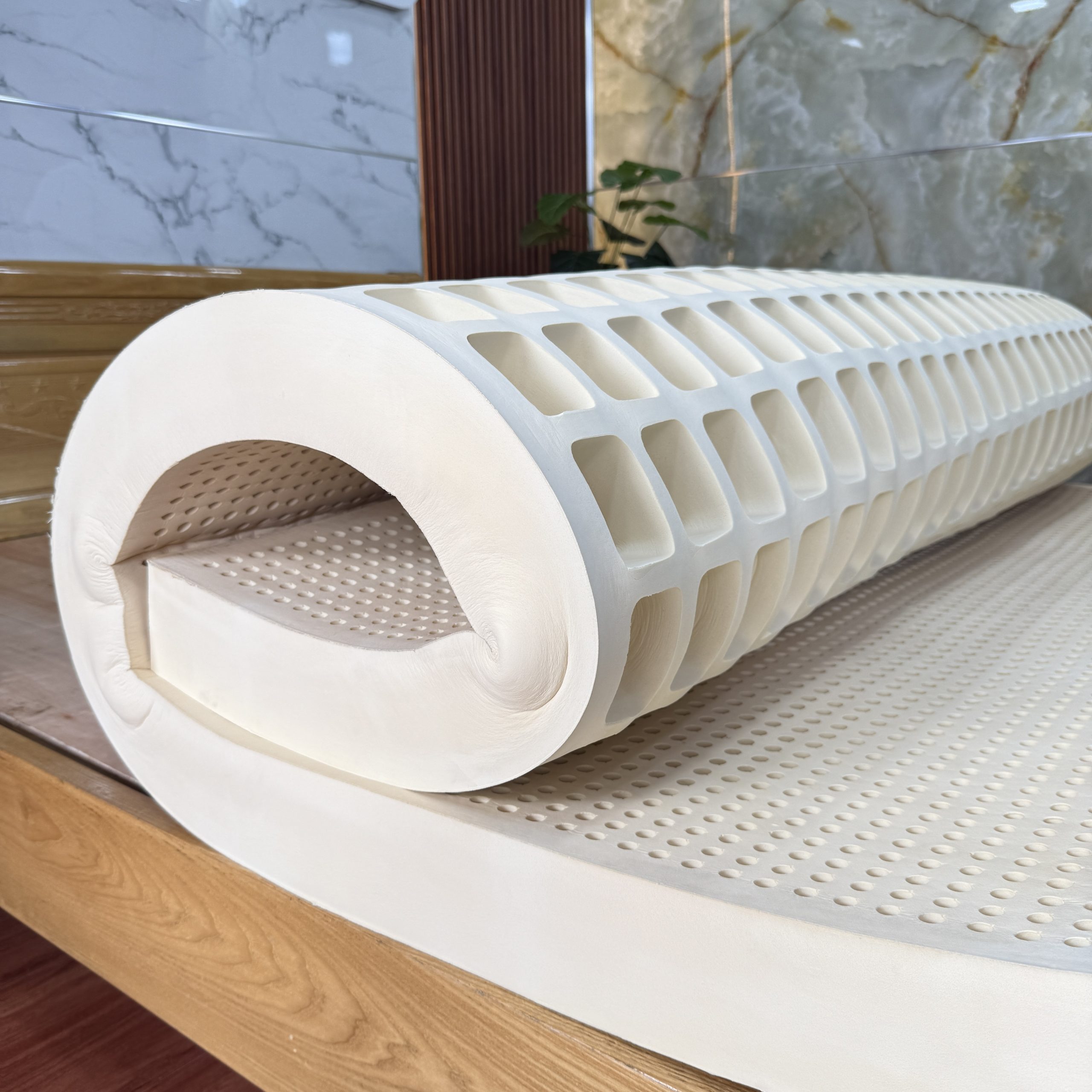 Nệm Cao Su Thiên Nhiên Vạn Thành STANDARD - Đủ kích thước - Ảnh 5