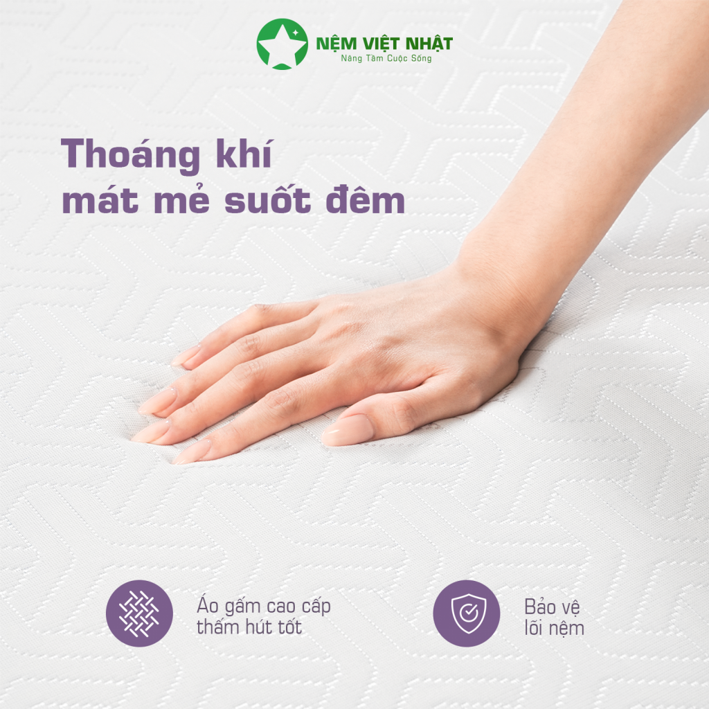 Thoáng khí tối ưu, không lo hầm bí