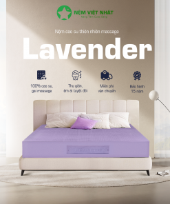 15. Nệm cao su Massage Việt Nhật Lavender