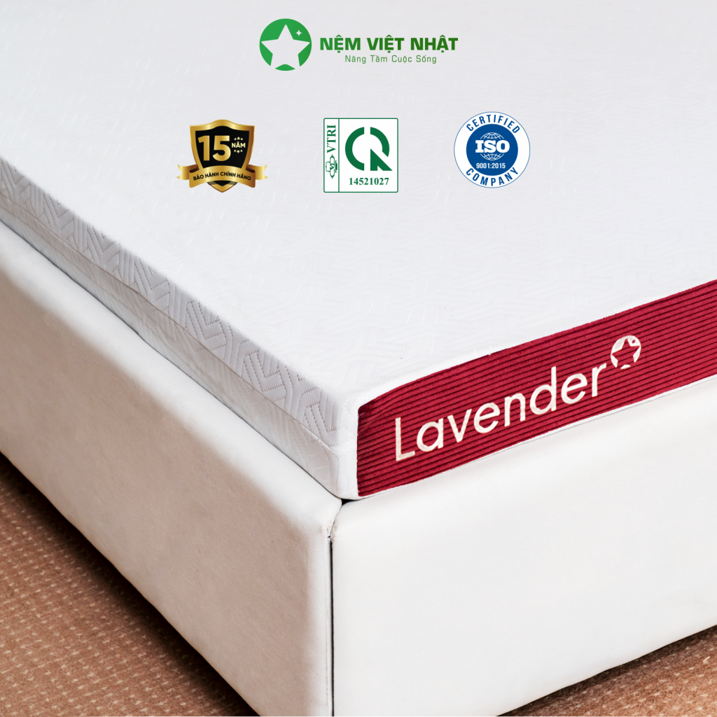 Nệm cao su Massage Việt Nhật Lavender