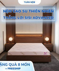 Nệm Cao Su Thiên Nhiên Thắng Lợi SiSi Advanced
