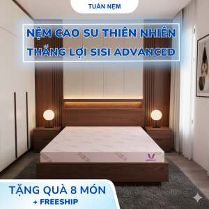 Nệm Cao Su Thiên Nhiên Thắng Lợi SiSi Advanced