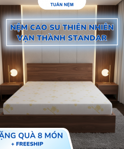 Nệm Cao Su Thiên Nhiên Vạn Thành STANDARD - Đủ kích thước