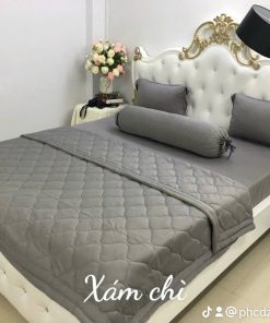 Bộ chăn ga gối thun lạnh Hàn Quốc cao cấp mang đến trải nghiệm nghỉ ngơi khác biệt với chất liệu vải mịn màng