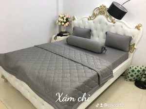 Bộ chăn ga gối thun lạnh Hàn Quốc cao cấp mang đến trải nghiệm nghỉ ngơi khác biệt với chất liệu vải mịn màng