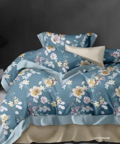 Bộ ga Tencel Hàn Quốc 4 món được thiết kế tinh tế